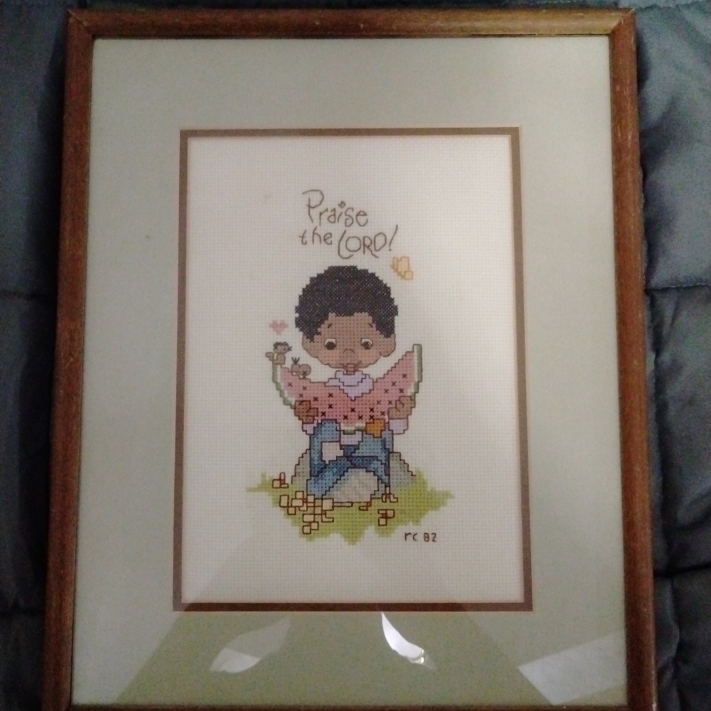 1982 vintage sealed Cross Stitch Artwork